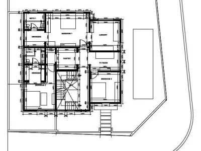 Urban House Concept 3D model