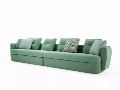 Ipanema 4 Seater Sofa 3D model