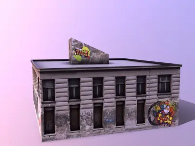 House v3 Low-poly 3D model