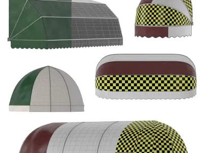 Awning collection vol 06 3D model