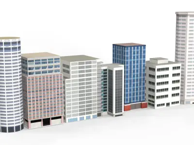 Building  Low-poly 3D model