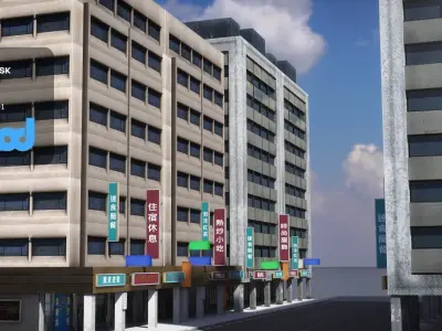 TW Street 008 3D model