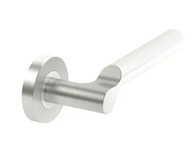 Consort Moonlight Satin Stainless Steel Door Handle  3D model