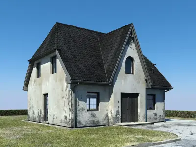 Old Abandoned House 3D model