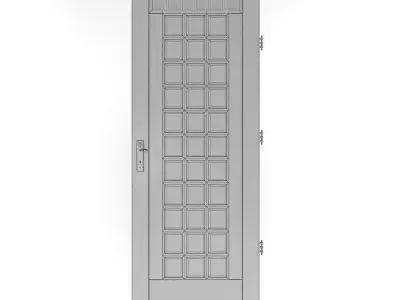 Interior Door Low-poly 3D model