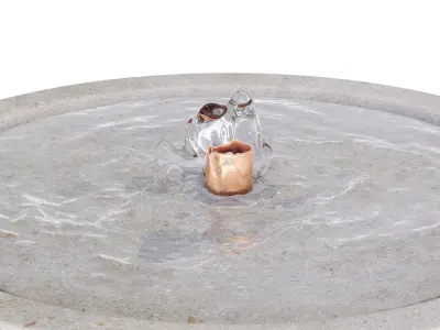 Juhl Fountain 3D model