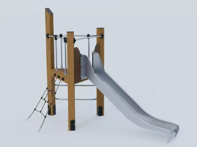 children slide Low-poly 3D model purchase