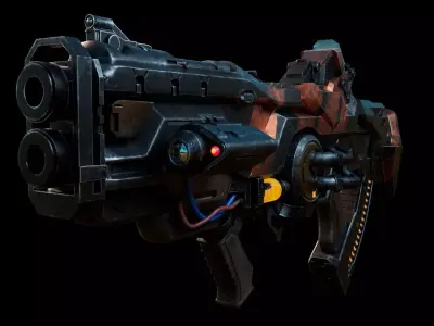 Si fi gun 3D model
