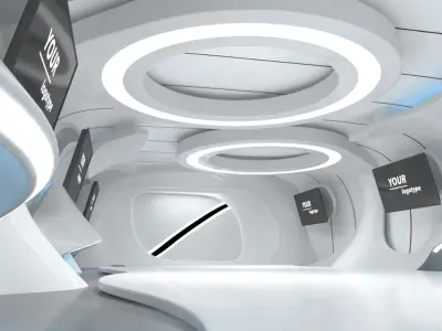  Sci-Fi Futuristic Corridor Collection 