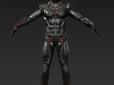 Modern Knight 3D model