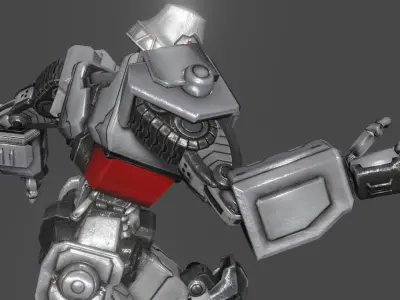 Megatron  Low-poly 3D model