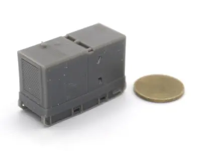 HO Scale Large diesel generator Atlas Copco inspired model  3D print model