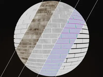 Postrock Running and Stack Bricks Texture Texture