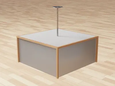 Japanese Ceiling light 3D model