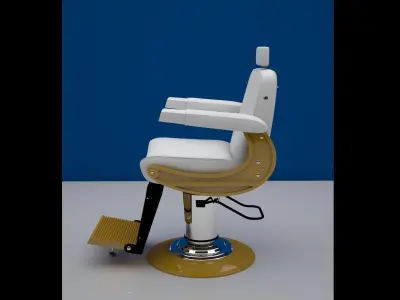 Barber Chair 3D model