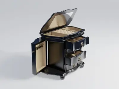 HandMade Jewelry Box  Free 3D model