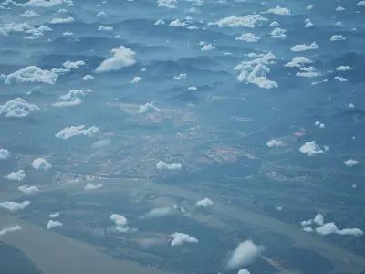 Chizhou China City Landscape 3D Model 3D model