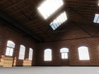 Event and Exhibition Hall 3D model