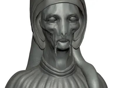 Creature Alien Figure - Star Wars Inspired 3D print model