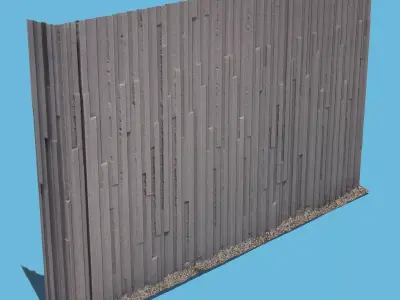 Geometric Wall 3D model
