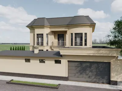 Classic house 3D model