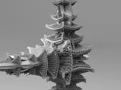 Cyberpunk Emperor Mega city Dimensions 2  3D model