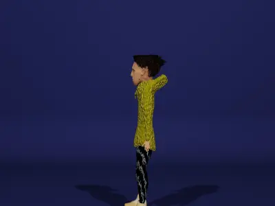 Street guy 3D model