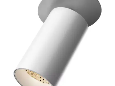  Can 50 Recessed Low-poly 3D model