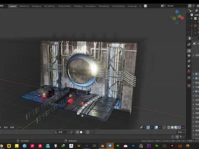 steam black fridaw 3D model