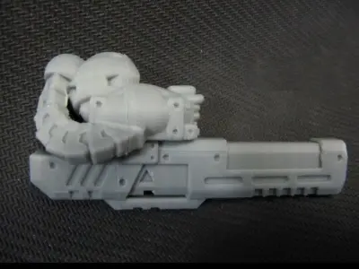 CHIBI-TECH SD - SRV-VII KINETIC RAILGUN 3D print model