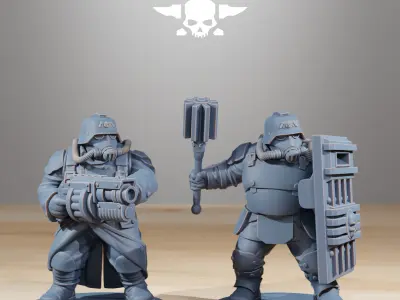 GrimGuard Mutants  3D print model