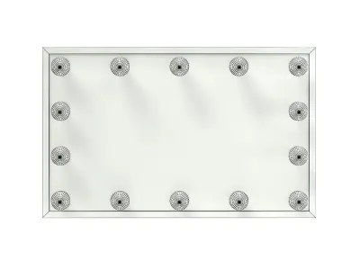 Salon Mirror with Lights 3D model