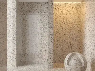 Marble wall 173 3D model