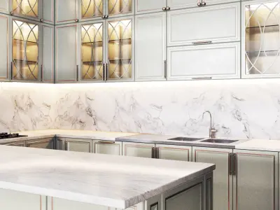 kitchen classic01 3D model