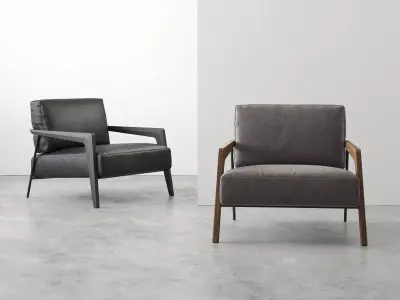 Cecile Armchair 3D model