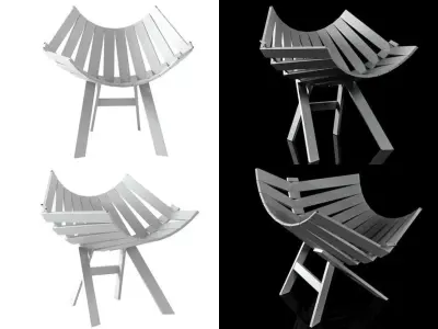 Clip Chair 3D model