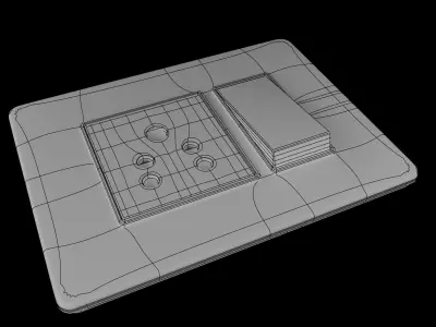 Socket with safety 3D model