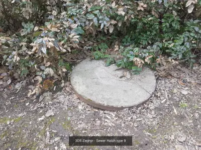 Sewer Hatch 3D Model Pack