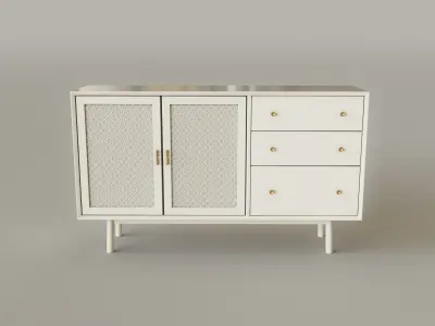Accent Chest Free low-poly 3D model