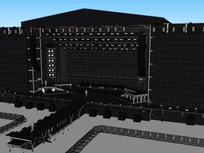 guts tour spilled lollapalooza argentina  3D model