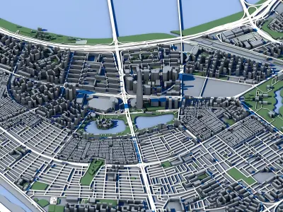 Lotte World Tower 3D Model Seoul Skyscraper 3D model