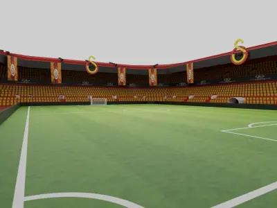 Galatasaray Football Stadium Low-poly 3D model