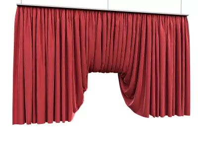 Curtain Entry 3D model