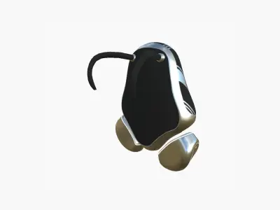 SciFi Backpack H10 Aluminum - Fashion Character Design Low-poly 3D model