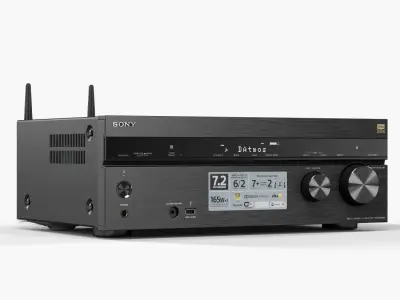 Sony STR-DN1080 network AV receiver Low-poly 3D model