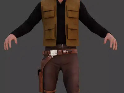 Luke Skywalker - Star Wars Shadows of the Empire 3D model