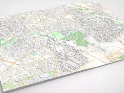 Cityscape Hama Syria 3D model