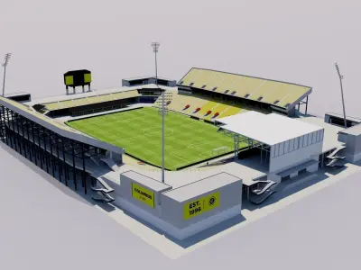 Mapfre Stadium - Columbus Crew - USA 3D model