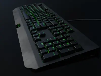 Keyboard Low-poly 3D model