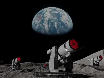 Moon Laser and Plasma turret pack